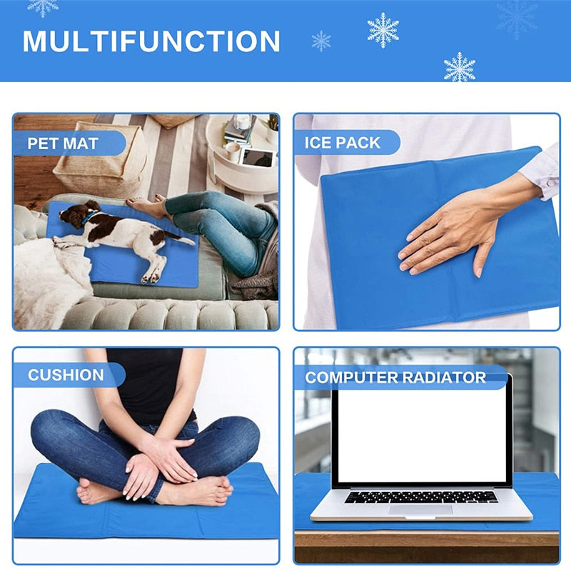 Kyldyna – Andningsbar och tvättbar husdjursmatta för värmeavlastning MILA Sverige