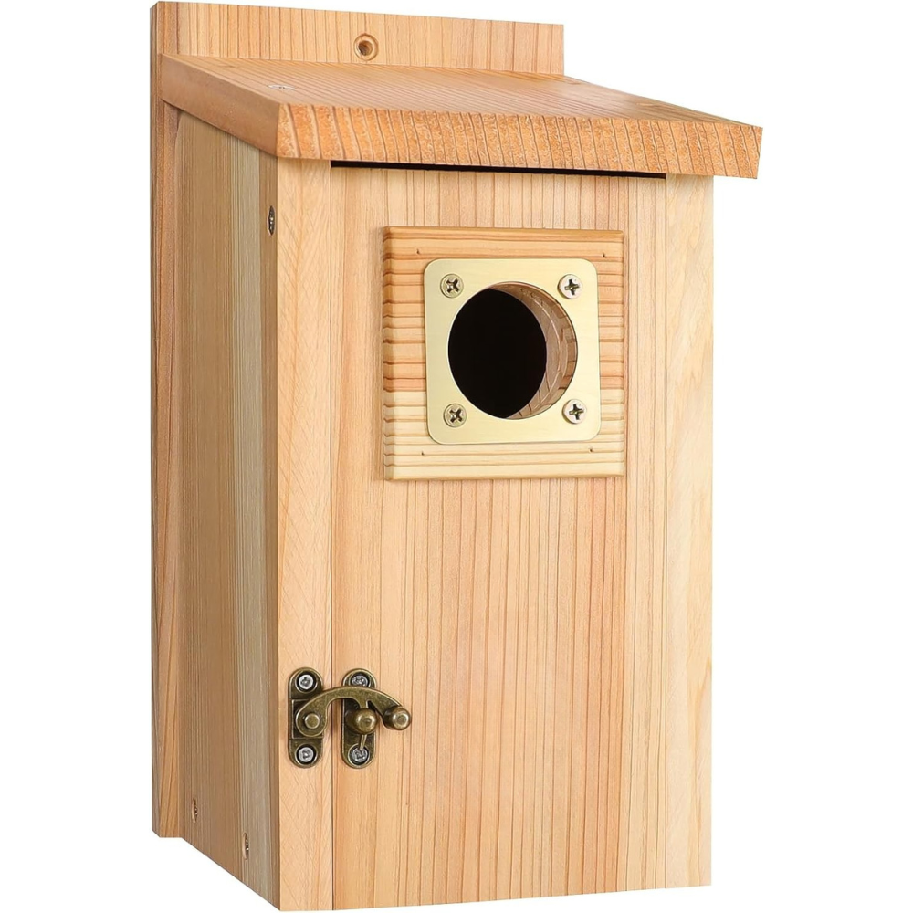 Fågelhus i trä, ceder, kopparskydd Carvallo