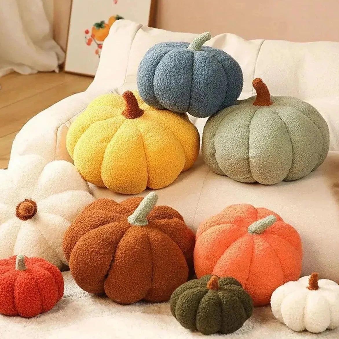 CozyPumpkin Kudde - Mjuk Halloween-pumpa-kudde gosedjur för barn Carvallo