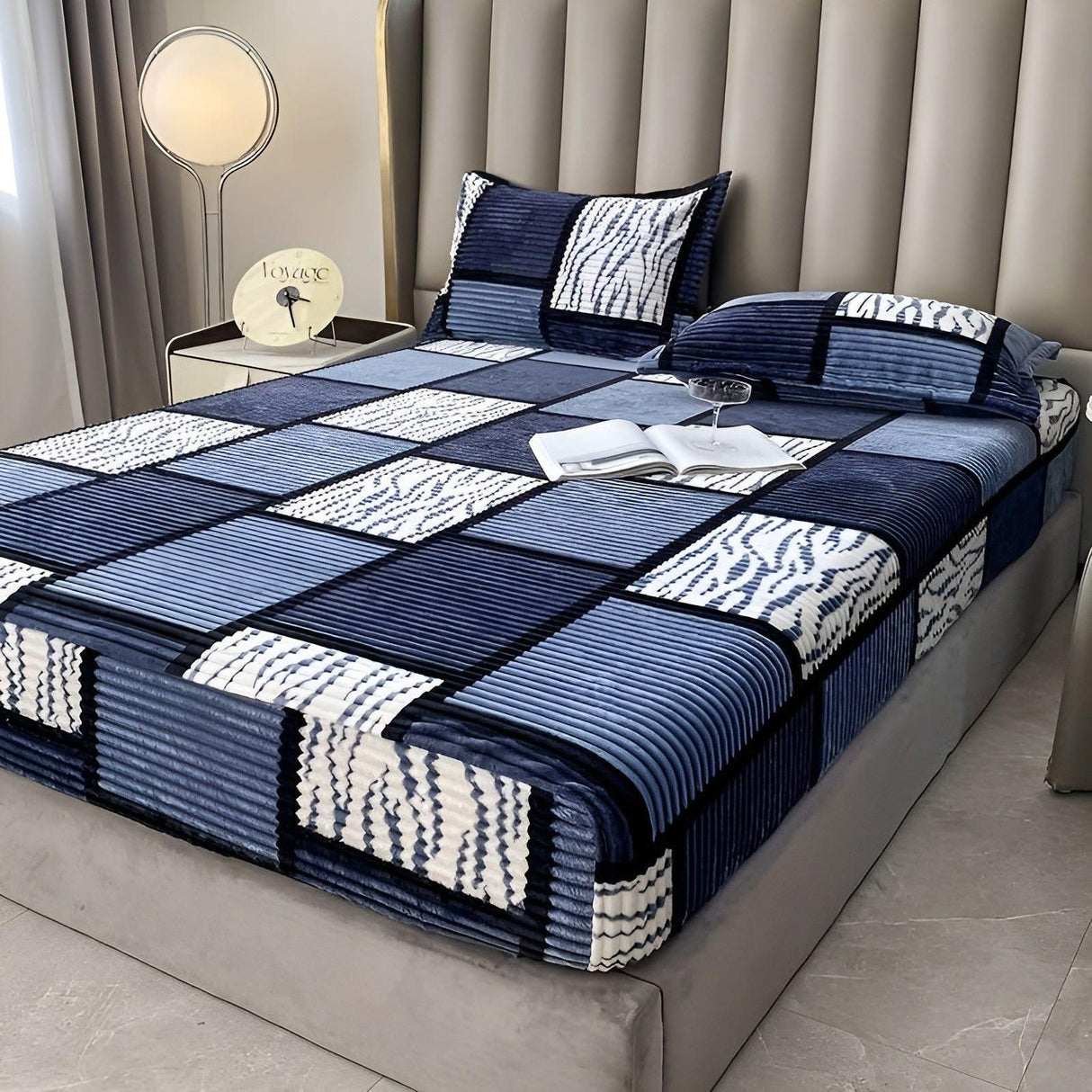 CozyVelvet Duvet Cover - Bekväm Tjockad Mjölkmadrasskydd Carvallo