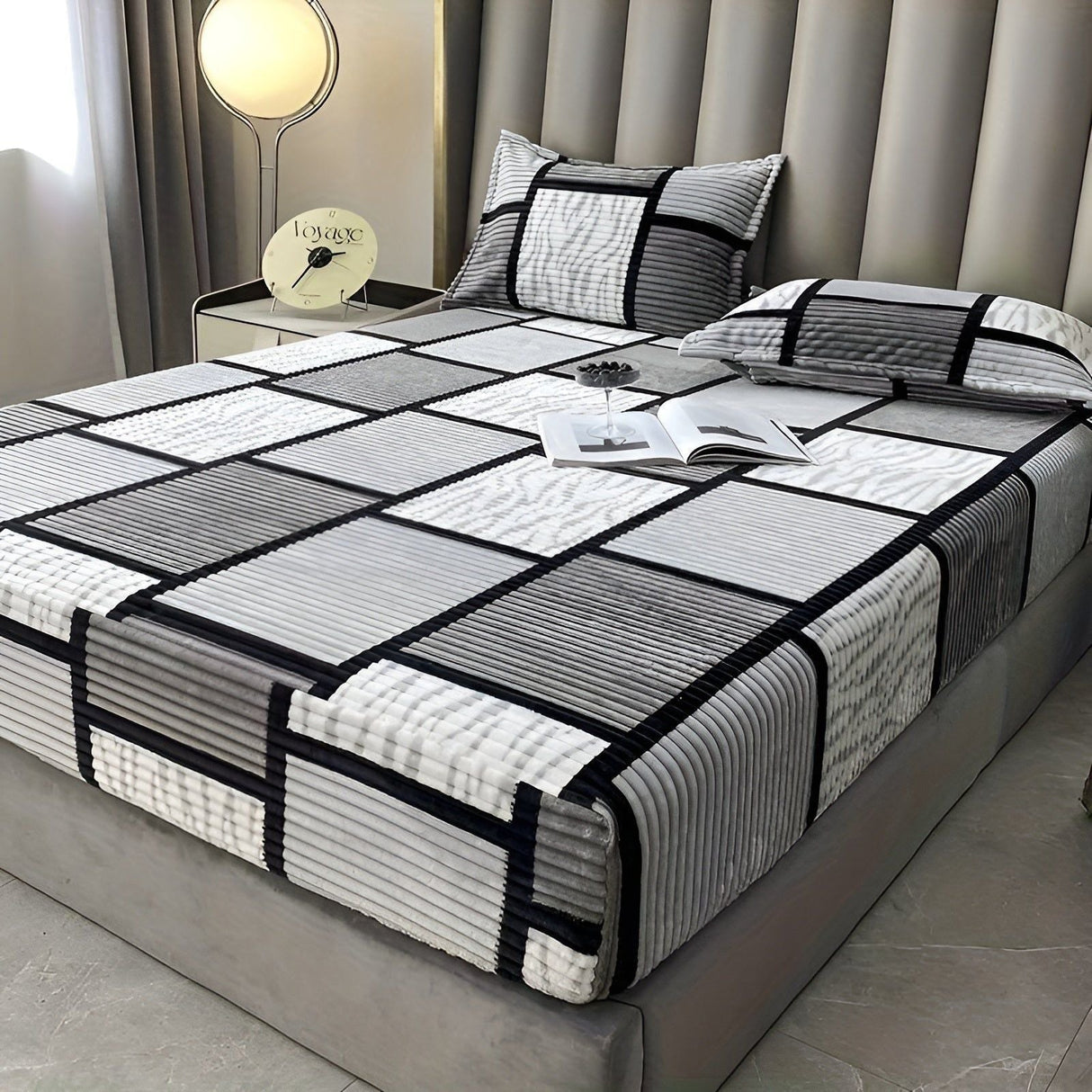 CozyVelvet Duvet Cover - Bekväm Tjockad Mjölkmadrasskydd Carvallo