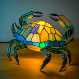 Animal Färgat Glas Bordslampa Ornament Carvallo