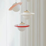 Kreativ Färgglad Planet Glas Pendel Carvallo