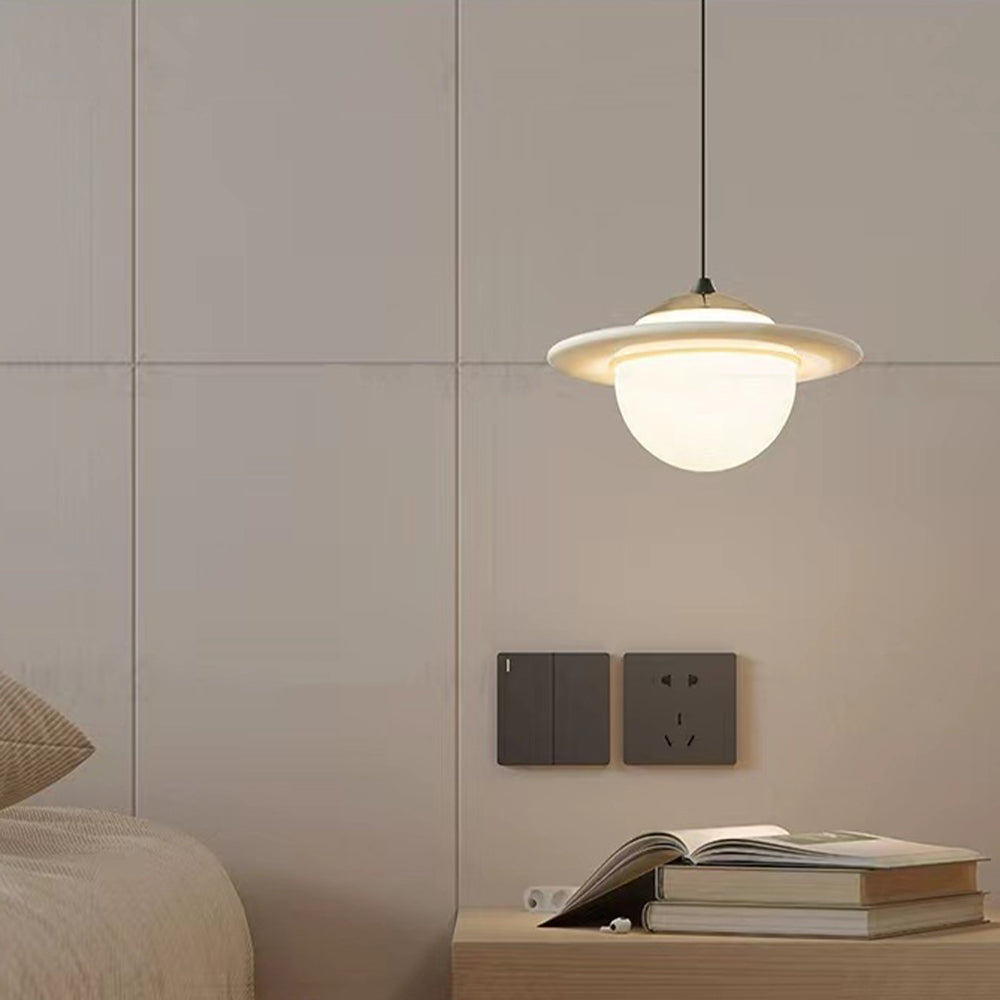 Kreativ Färgglad Planet Glas Pendel Carvallo