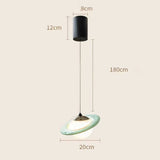 Kreativ Färgglad Planet Glas Pendel Carvallo