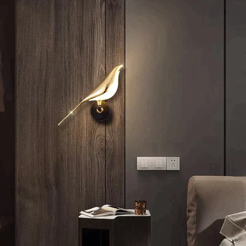 Vägglampa Modern LED Fågel Lamparmatur Carvallo