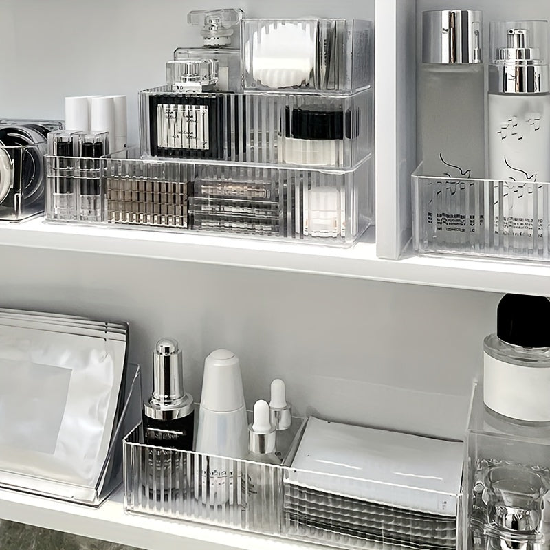 Carvallo Make-up Organizer med lådor | Transparent akryl | Stilig förvaring för kosmetik och smycken Carvallo