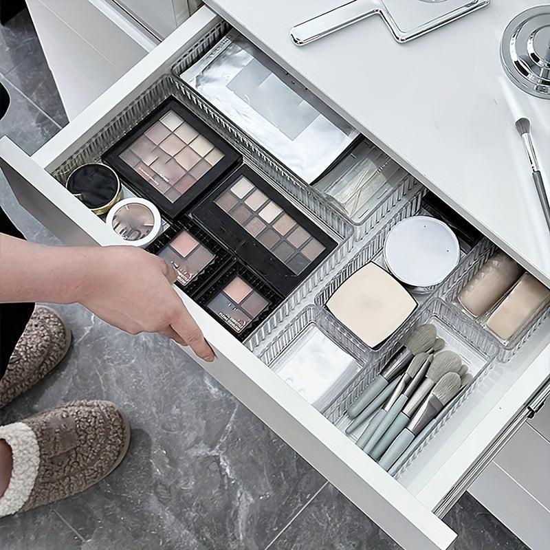 Carvallo Make-up Organizer med lådor | Transparent akryl | Stilig förvaring för kosmetik och smycken Carvallo