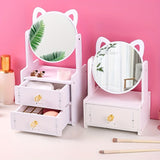 Purrfect Glow Makeup Mirror – Söta kattöron med förvaring för en snygg rutin MILA Sverige