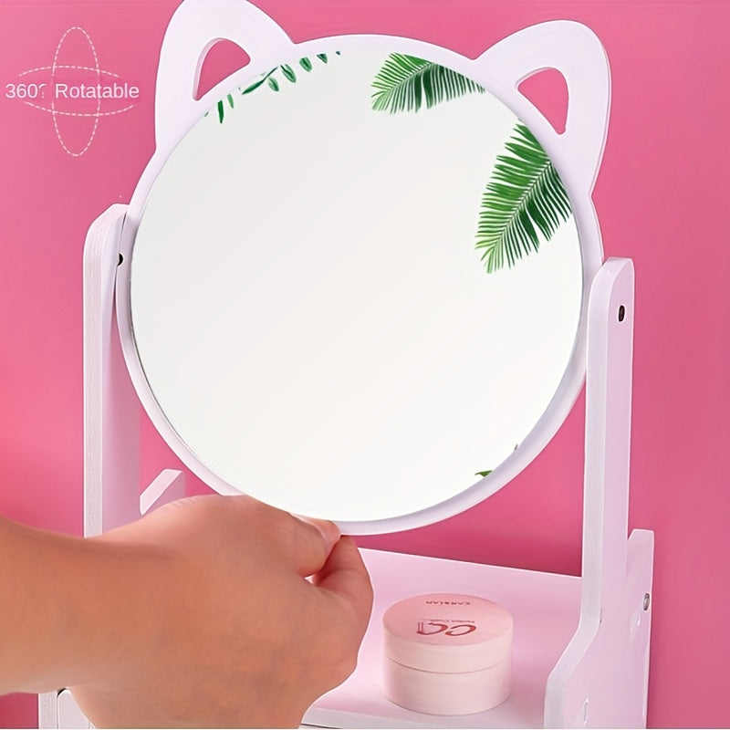 Purrfect Glow Makeup Mirror – Söta kattöron med förvaring för en snygg rutin MILA Sverige