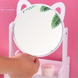Purrfect Glow Makeup Mirror – Söta kattöron med förvaring för en snygg rutin MILA Sverige