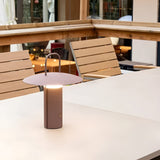 Carvallo LED Trädgårdslampa Återuppladdningsbar | Vattentät & Trådlös | Varmvit Stämningsljus | 7x19x24 cm Carvallo