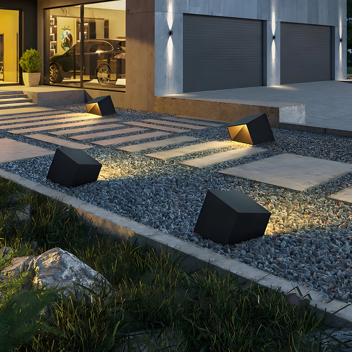 EverRay Light - Kub Solarbelysning för trädgården Carvallo