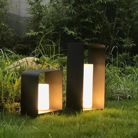 Utomhus Golvlampa Metall Solenergi LED Ljus Carvallo
