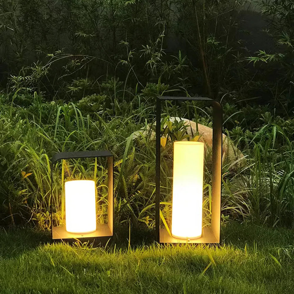 Utomhus Golvlampa Metall Solenergi LED Ljus Carvallo