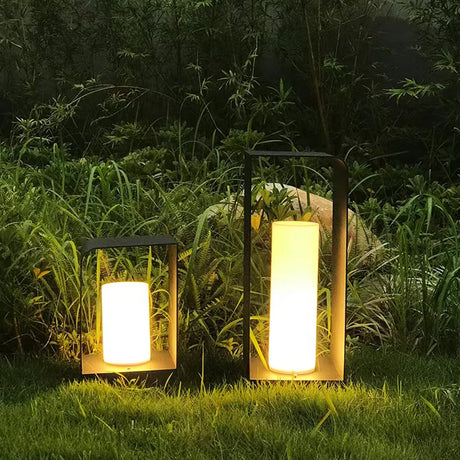 Utomhus Golvlampa Metall Solenergi LED Ljus Carvallo