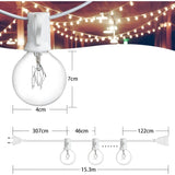 FairyFlicker String Lights - Lyxig terrassbelysning med vattentätt skydd Carvallo