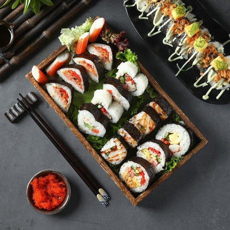 DIY Sushi Mäster-Set – Enkelt sushi-form-set för perfekta hemgjorda rullar Carvallo