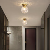 Modern Klar Glas Boll Taklampa för Hallen Carvallo