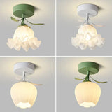 Vintage fransk stil mini blomster taklampa Carvallo