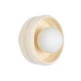 Modern keramik vägglampa | 5.91 tum | Vit lasyr finish | Inomhusbelysning | Brick by Brick Carvallo