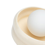 Modern keramik vägglampa | 5.91 tum | Vit lasyr finish | Inomhusbelysning | Brick by Brick Carvallo