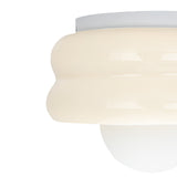 Modern keramik vägglampa | 5.91 tum | Vit lasyr finish | Inomhusbelysning | Brick by Brick Carvallo