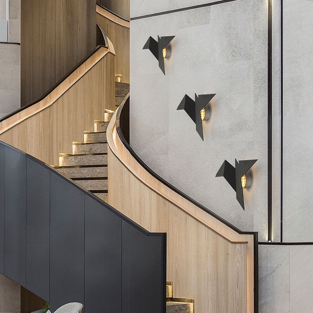 Fågelformad Järnvägglampa Carvallo