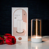 Modern magnetisk transparent akryl mini bordslampa Carvallo