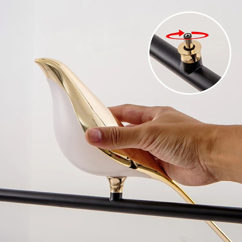 Kreativa Fåglar LED Cirkelslinga Hänglampa Carvallo