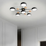 Taklampa Modern LED Flush Mount Kristallkrona Carvallo