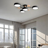 Samtida Semi-Flush LED Taklampa Carvallo