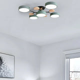 Taklampa Modern LED Flush Mount Kristallkrona Carvallo