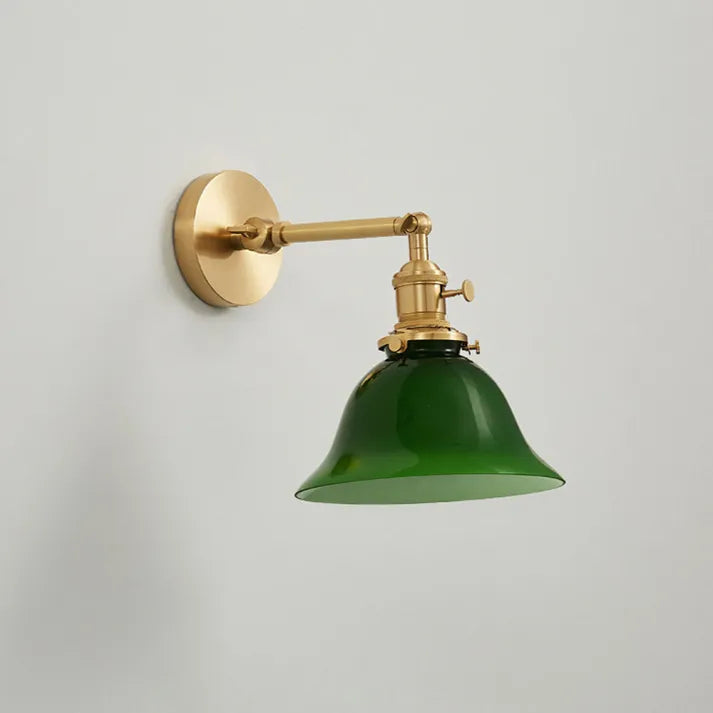 VintageGreen – Justerbar Klassisk Vägglampa för Stilren Belysning Carvallo