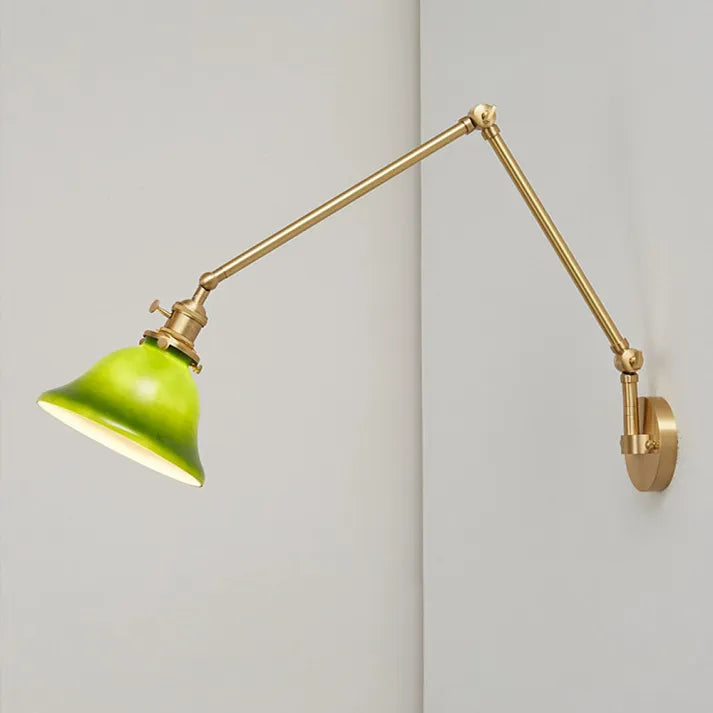VintageGreen – Justerbar Klassisk Vägglampa för Stilren Belysning Carvallo