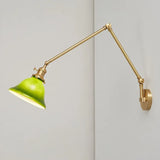 VintageGreen – Justerbar Klassisk Vägglampa för Stilren Belysning Carvallo
