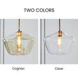 Glaspendellampa med industriell vintage stil Carvallo