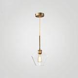 Glaspendellampa med industriell vintage stil Carvallo