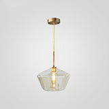 Glaspendellampa med industriell vintage stil Carvallo