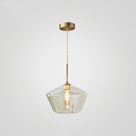 Glaspendellampa med industriell vintage stil Carvallo