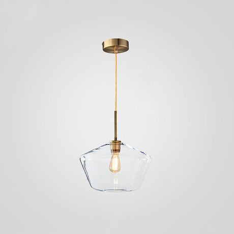 Glaspendellampa med industriell vintage stil Carvallo