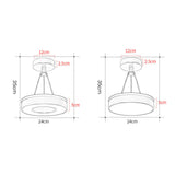 Stylish modern metal LED pendant lamps Carvallo