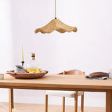 Boho Wicker Rattan Lampa i Lantstil Carvallo