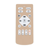 Stilren Rund Crystal LED Takmonterad Takfläkt Lampa Carvallo