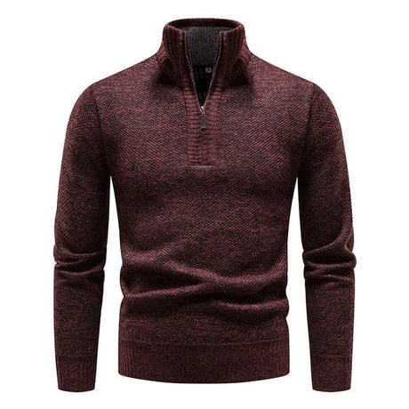 Ridge™ Modern Quarter Zip-Hemnix-Vinröd-M-Gratis frakt ingår-Hemnix