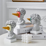 David Glassstaty Hem Dekor för Kreativ Bokhylla Display Carvallo