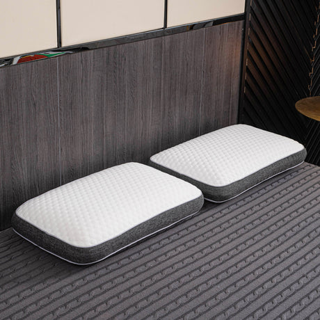 Ortopedisk minnesskumkudde – Ultimat stöd för smärtfri sömn Carvallo