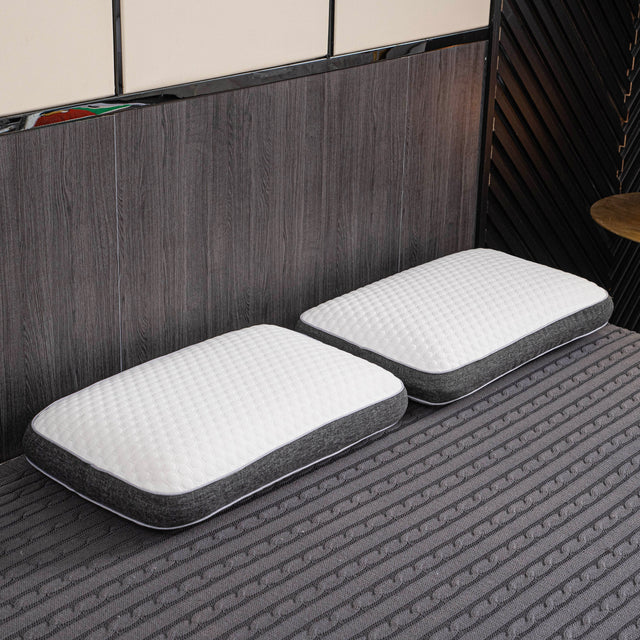 Ortopedisk minnesskumkudde – Ultimat stöd för smärtfri sömn Carvallo