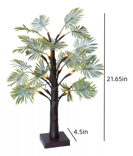 Carvallo – LED julbelys med palmbladdesign Carvallo
