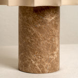 Dalli Trådlampa | Touch Dimming | Spansk Denari Marmor | Bärbar Sängbord | Brick by Brick Carvallo